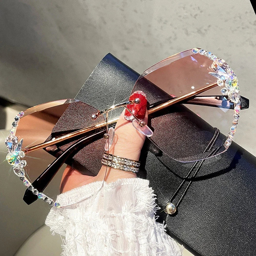 Vintage sunglasses with rhinestones