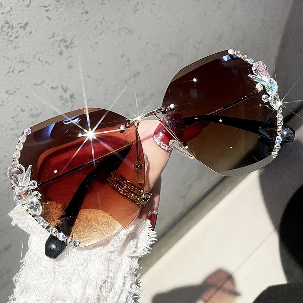 Vintage sunglasses with rhinestones