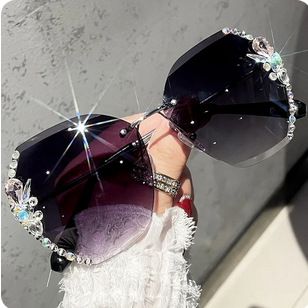 Vintage sunglasses with rhinestones