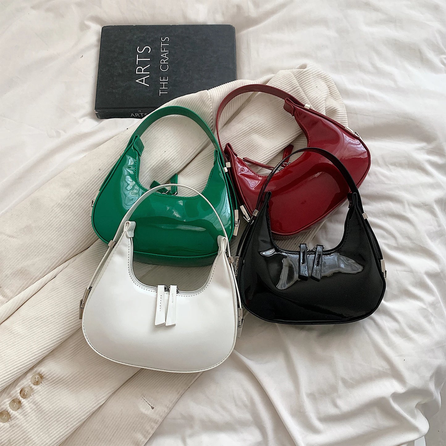 Sac demi-lune vintage