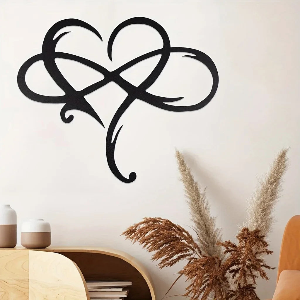 Décoration murale coeur infini