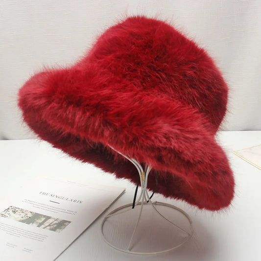 Chapeau en peluche