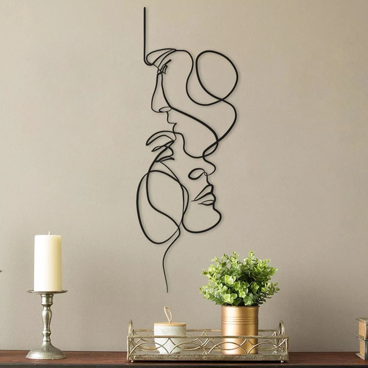 Décoration murale couple