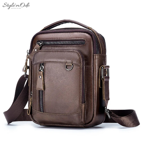 Sac à bandoulière en cuir véritable