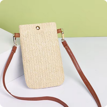 Pochette téléphone "Paille"