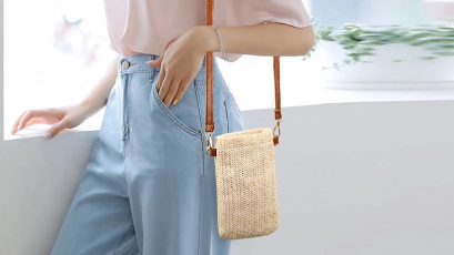 Pochette téléphone "Paille"