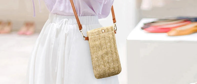 Pochette téléphone "Paille"