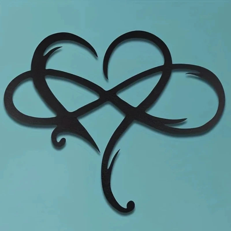 Décoration murale coeur infini