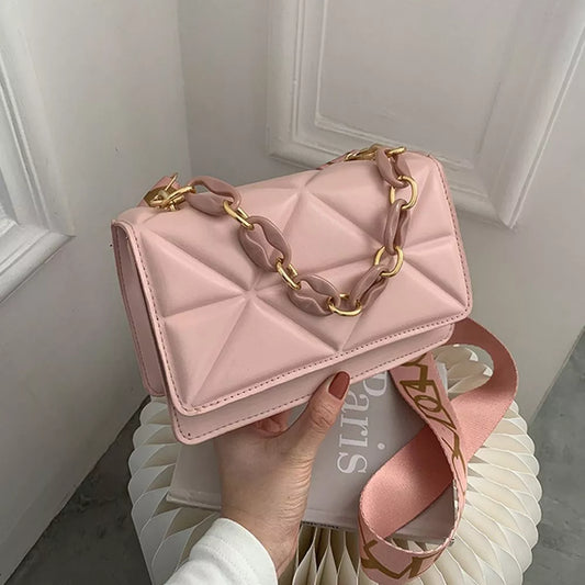 Flap handbag